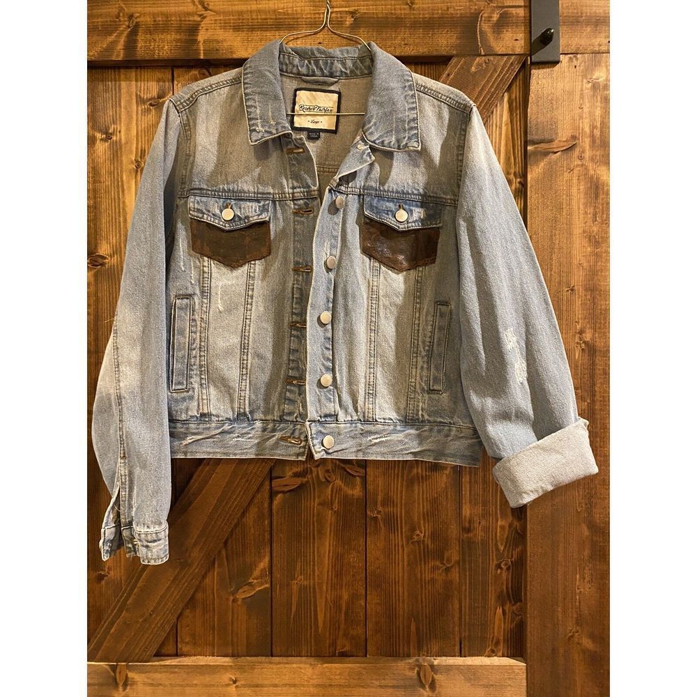 Reserve‎ Fairfax Denim & Leather Jacket